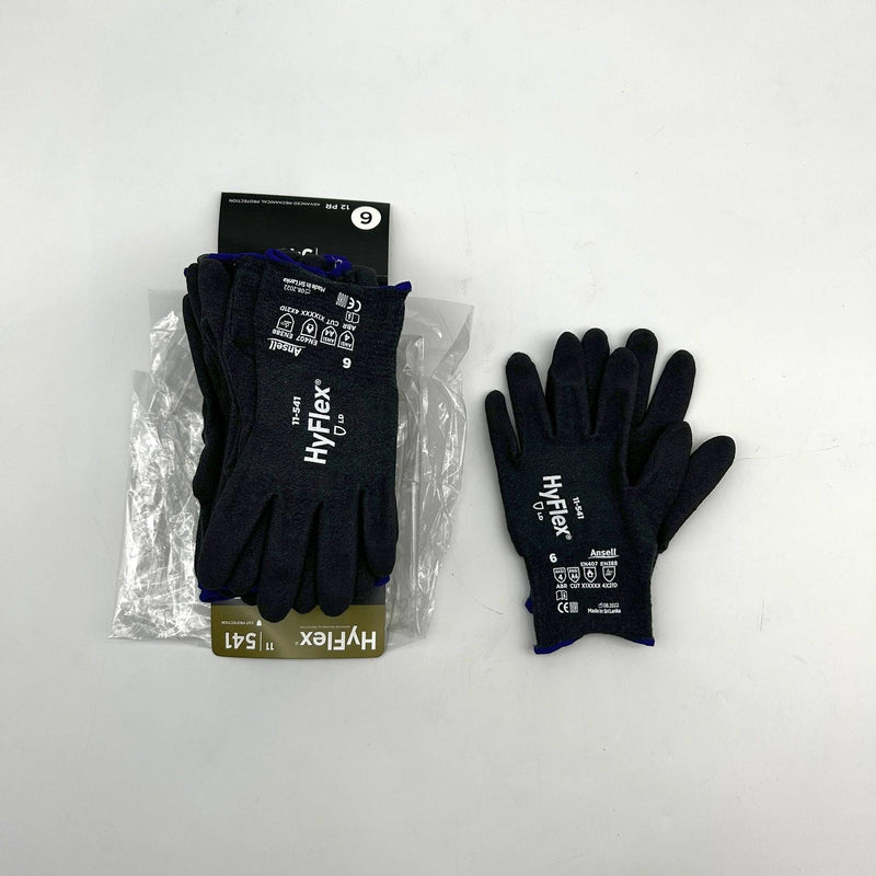 Ansell HyFlex 11541 Cut Resistant Glove 6.0 Extra Small A4 Nitrile 18-G 12 Pairs 11
