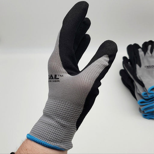Nitrile Grip Work Gloves Sz XL Mechanics Gloves Global Glove 708345XL 12 Pairs 2