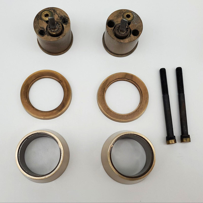 Falcon Deadbolt Double Cylinder Satin Bronze 2-3/4" Backset D4371 Heavy Duty 7