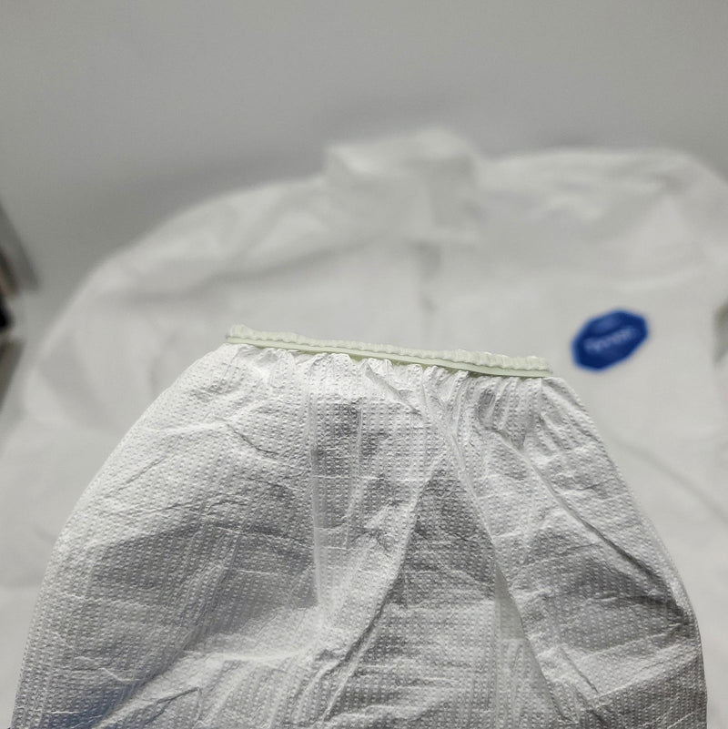 Tyvek 400 Coveralls Size XXL Zipper Closure White TY120SWH2X0006G1 Pack of 6 5