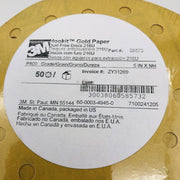 3M 58573 Paper Sanding Disc 5inch x NH P800 Dust Free 216U Hookit Gold 50pk 2