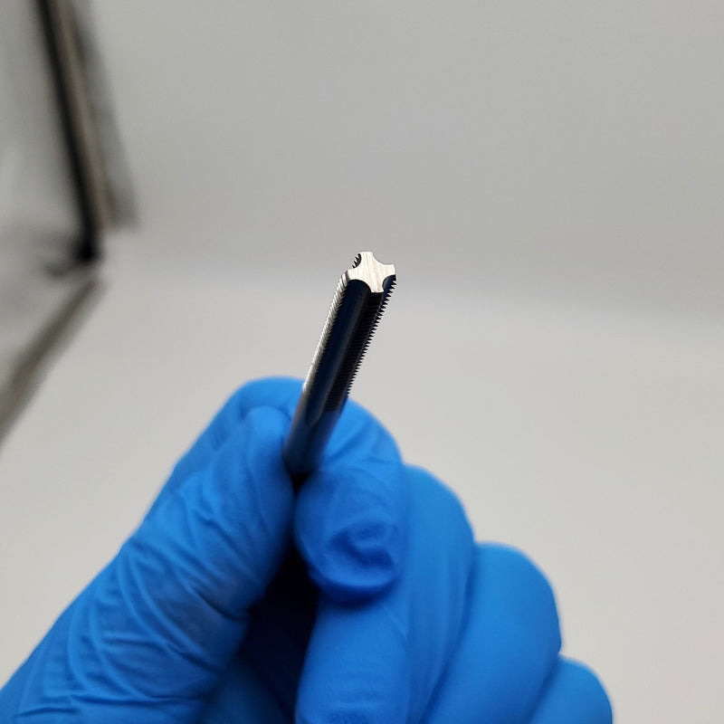 1/4"-28 Bottoming Hand Tap 4 Flute High Speed Steel Exactek 3174803 4