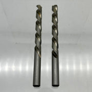 2pk Chicago-Latrobe 44425 Drill Bit 25/64 150-L Left Hand Cut HSS Bright 2 Flute 8