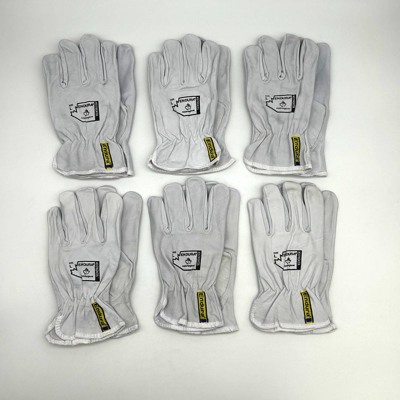 Superior Endura 378GKTA Leather Drivers Gloves Size Large Goatskin 6 Pairs 8