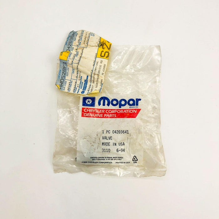 Mopar 4269641 Valve for Automatic Transmission Governor OEM NOS Sealed 6