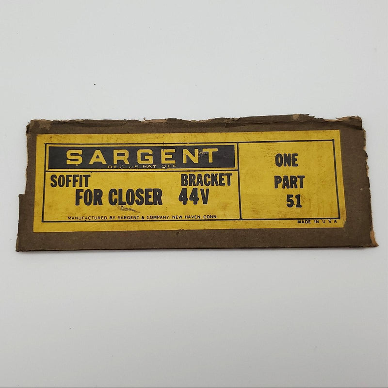 Sargent 51D Soffit Bracket for 44V Potbelly Door Closer Statuary Bronze Finish 6