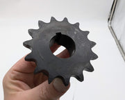 Tritan 50BS15HX1-1/8 Roller Chain Sprocket 5/8" Pitch 15 Tooth 1-1/8" Bore 1