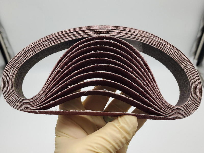 3M Cubitron 1" X 18-27/32" 784F Sanding Belts 60 Grit YF-Weight Back Pack of 10 3