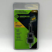 Greenlee 38327 Carbide Tipped Hole Cutter 1in Stainless Steel 625-1 Flange Stop 1