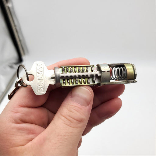 Schlage Lock Cylinder 21-004 Satin Chrome 920 Wafer Keyway for 20 Series Knobs 1