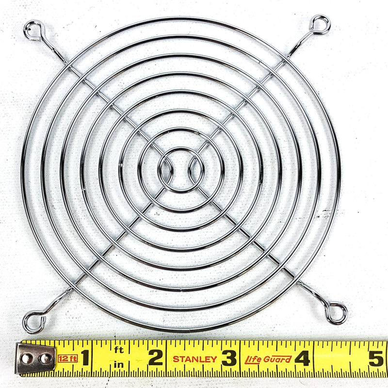 Rosenberg Fan Finger Guard 120MM Chrome Metal Computer PC Grill FGN120-4 5pk 3