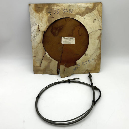 AMC Jeep 5355286 Brake Cable OEM NOS 81-86 CJ 5-8 Scrambler Left Hand Drive Wear 1