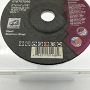 Metabo Plus-Z 616787000 Grinding Wheel 6" x 1/4" x 7/8" Type 27 ZA24T ZA 1ct 2