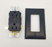 Legrand Radiant 1597BK GFCI Receptacle Duplex 15A 125V Self Testing Black 1