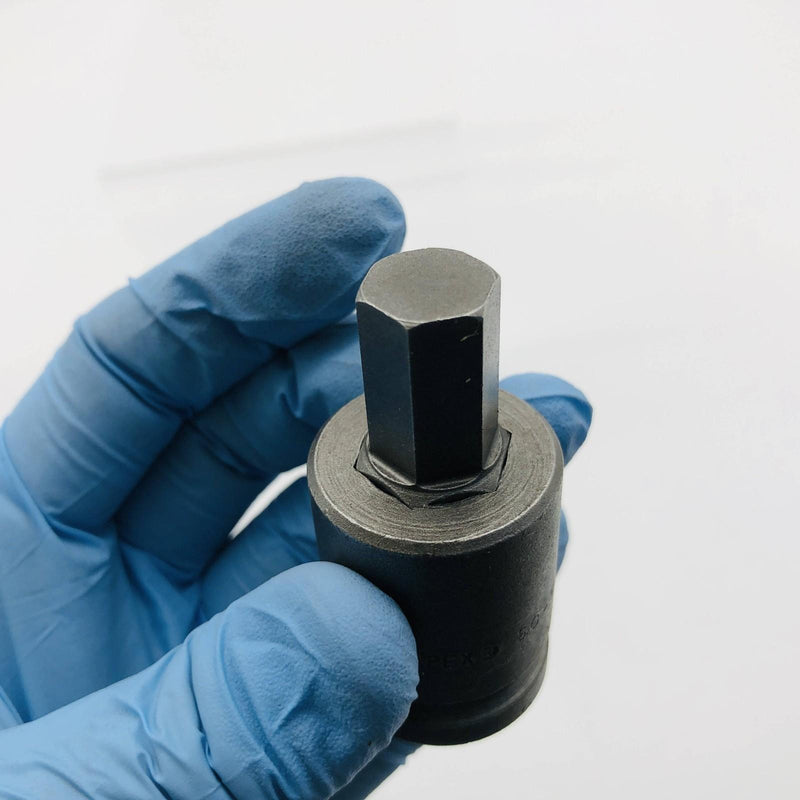 Apex SZ-42 Socket Head Hex-Allen Bit 1/2'' Square Drive 1/2 ML Hex SAE Adapter 6