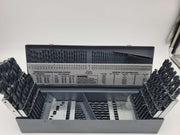 Cle-Line C21127 Jobber Drill Bit Set 1/16" to 1/2" 118 Deg 115 Pieces 2