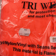 1x Guardian 703ORL-CUFF Rain Jacket Sz Large Hooded Tri-Weave Flame Retardant 2