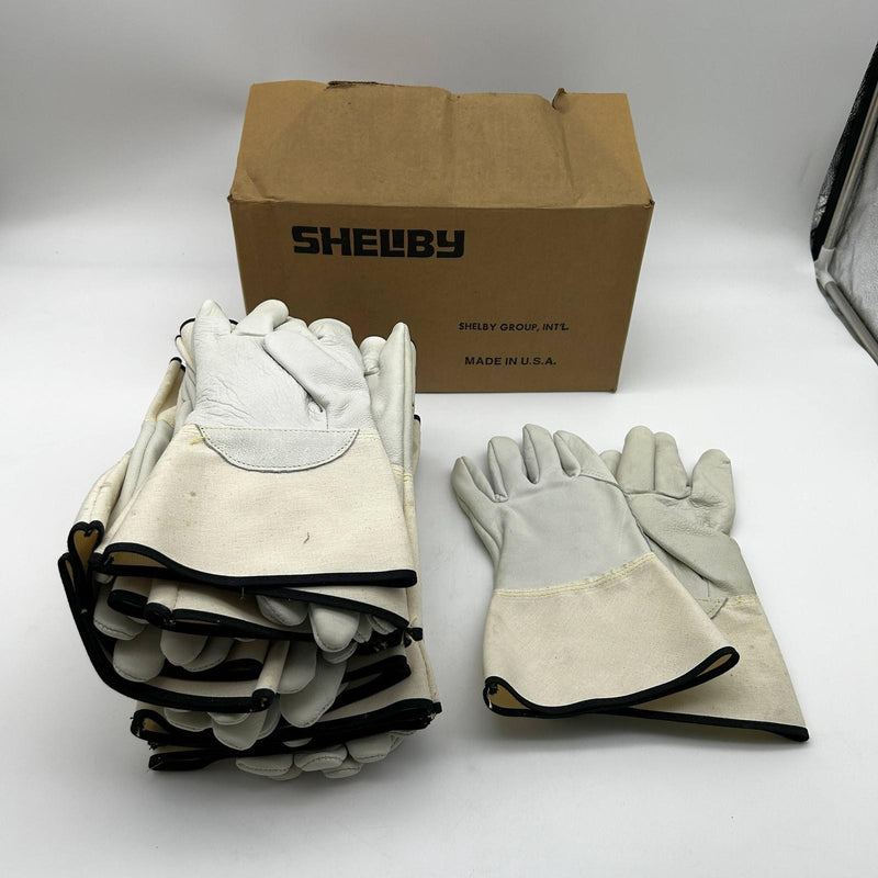 Shelby Specialty 5494 Leather Gloves Size Large Short Cuff Wing Thumb 12 Pairs 1