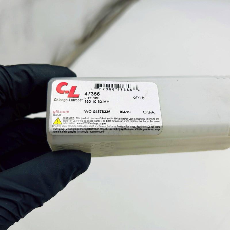 Chicago Latrobe 47356 Metric Jobber Drill Bit 10.80-MM List 150 HSS Lot of 4 3