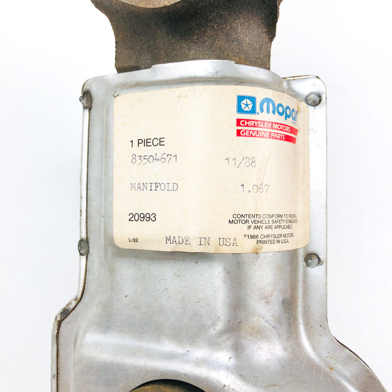 Mopar 83504671 Exhaust Manifold NOS OEM 12