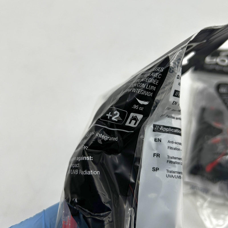 Bolle 40188 Clear Safety Reading Glasses IRI-S PC ASAF +2.00 DIOPTER Lot of 2 3