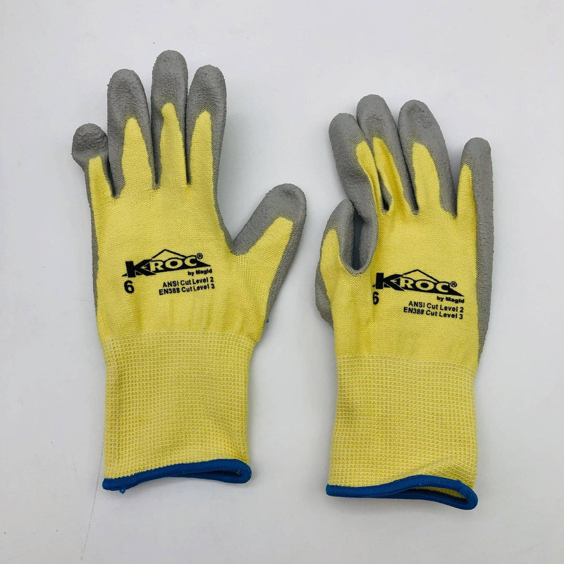 Magid K-Roc KEV4327 Work Gloves Small Para-Aramid Blend PU Palm Coated 12 Pairs 4