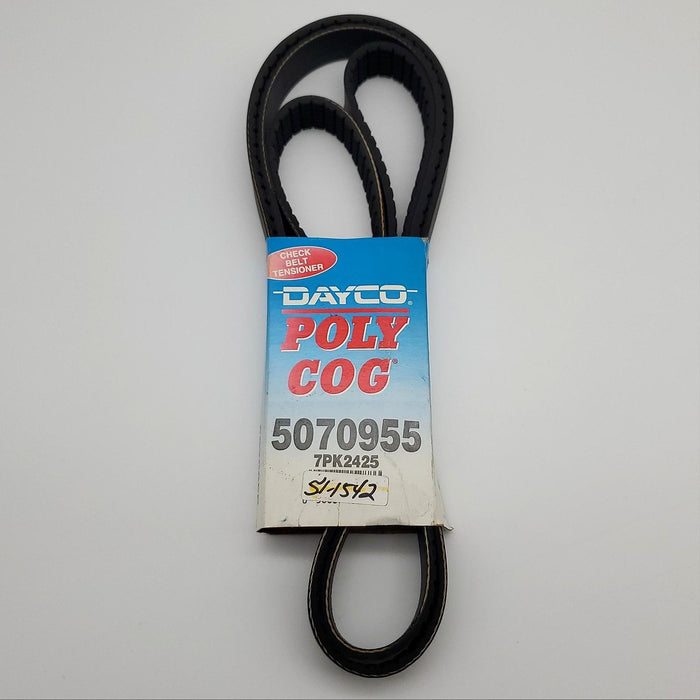 Dayco 5070955 Serpentine Belt 0.96" Width 95.5" Length 7 Rib Poly Cog 1