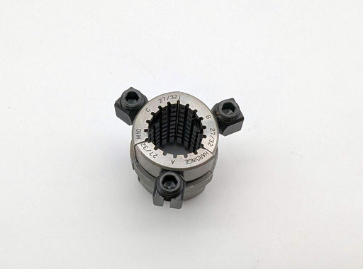 Hardinge M10 27/32" Round Serrated Collet Pads 3-Segment for M10 Collet 1