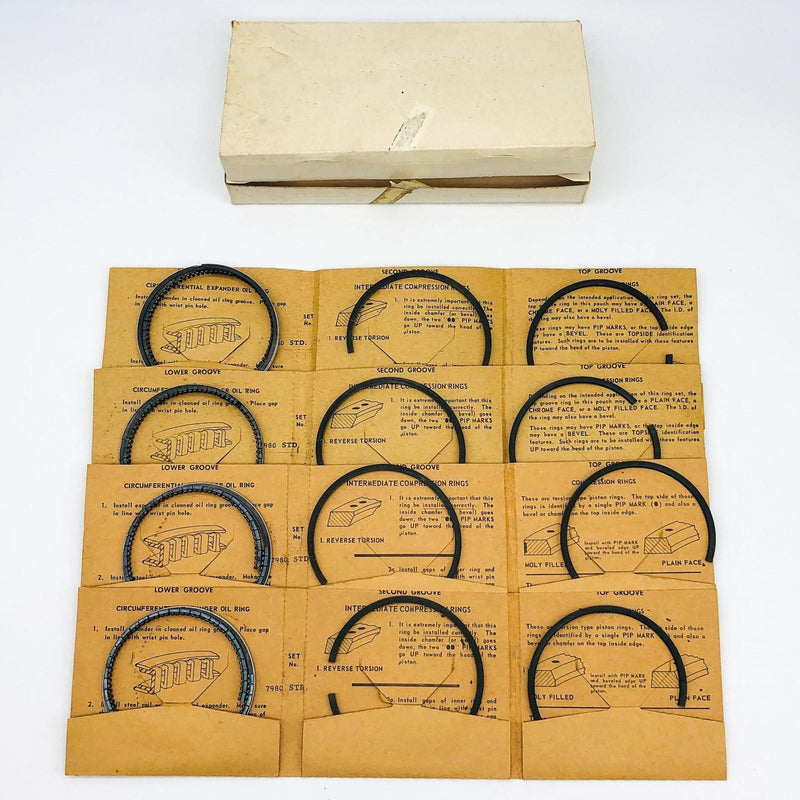 Jeep 919194 Piston Rings Standard New Old Stock NOS BC1602 Std Open 1