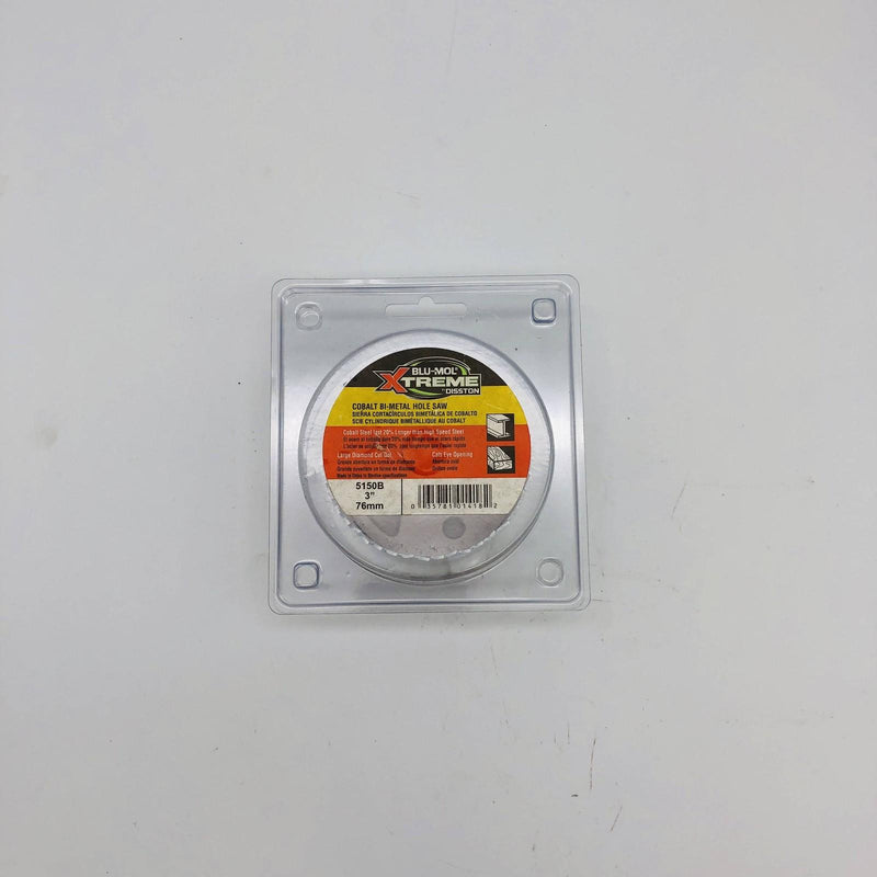 Blu Mol Xtreme 5150B Hole Saw 3"/76mm Cobalt Steel Bi-Metal Cats Eye Opening 7