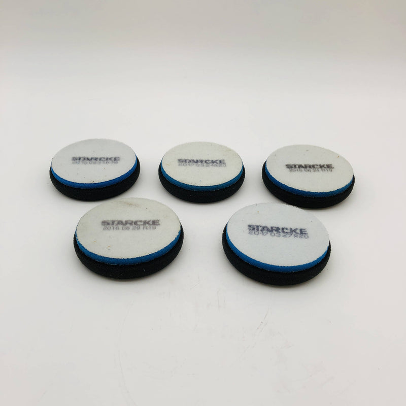 Starcke 3BP-BB Buffing Polishing Pad 3in Soft Blue Foam Hook Loop R19 Lot of 5 9