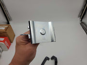 Hoffman F44LSGQR Flat Sealing Plate Lay-In Hinged Cover 4" x 4" Quick Release 3