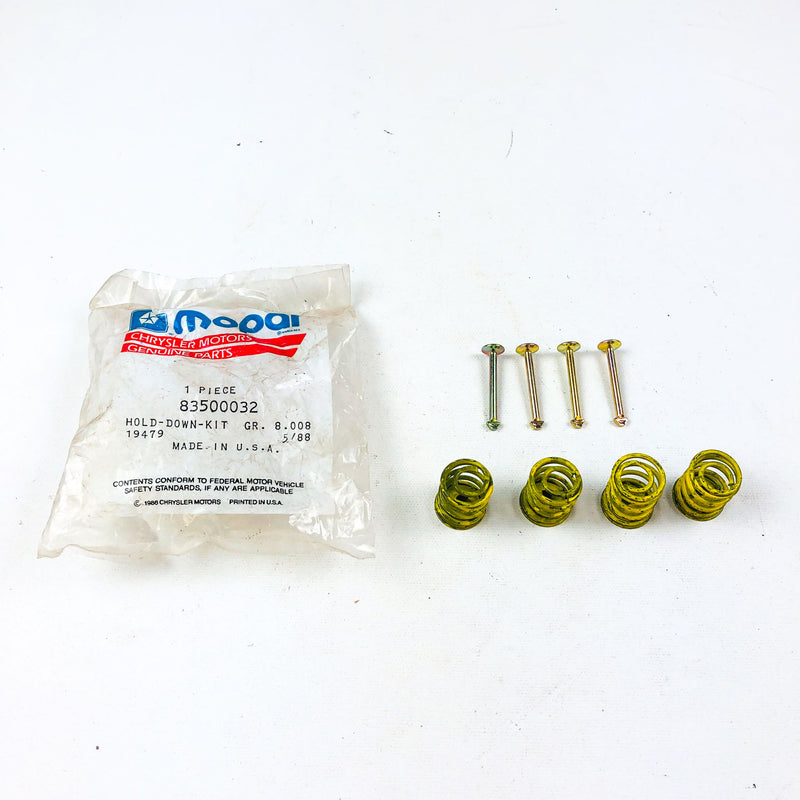 Mopar 83500032 Hold Down Kit for Brake Shoe Gr 8.008 OEM NOS USA Made Open 4