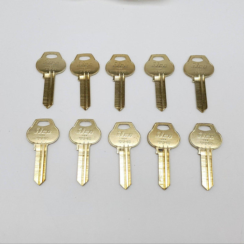 10x Ilco Corbin 1012-60 Key Blanks CR87 Nickel Silver 5 Pin NOS 3