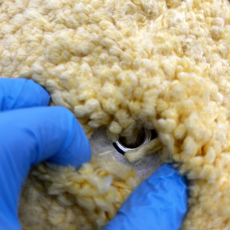 2pk Double Sided Polishing Pad 8" Sngl Ply 1.25" P 5/8-11AH Buff and Shine 802YS