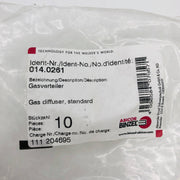 Abicor Binzel 014.0261 Gas Diffusor A3/36 For Use W/ MB Series MIG Welding 10pk 2