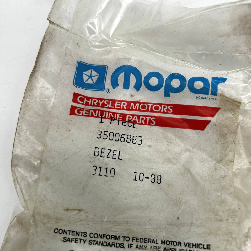 Mopar 35006863 Bezel Back Lever P. A. R. 1987-89 OEM NOS Open 2
