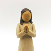 Willow Tree Figurine Sisters by Heart 2000 Closed Hands Praying Susan Lordi 2