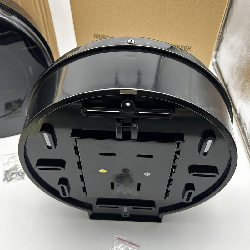 VersaPro D52002 Toilet Paper Dispenser 12in Jumbo Roll Tissue Smoke Black 2pk 8