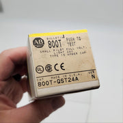 Allen Bradley 800T-QST24A Pilot Light Amber Cap 24V AC/DC Push To Test 5