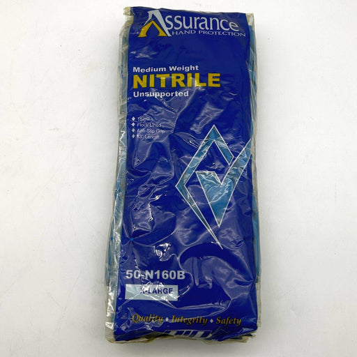Assurance 50-N160B Chemical Resistant Gloves XL Nitrile 15 MIL 13IN 12 Pairs 1