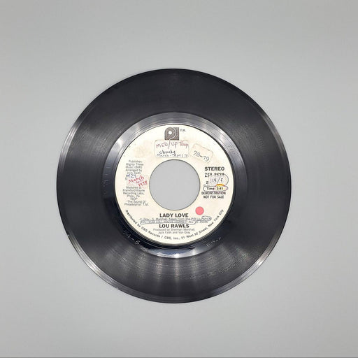 Lou Rawls Lady Love Single Record Philadelphia International 1977 ZS8 3634 PROMO 1