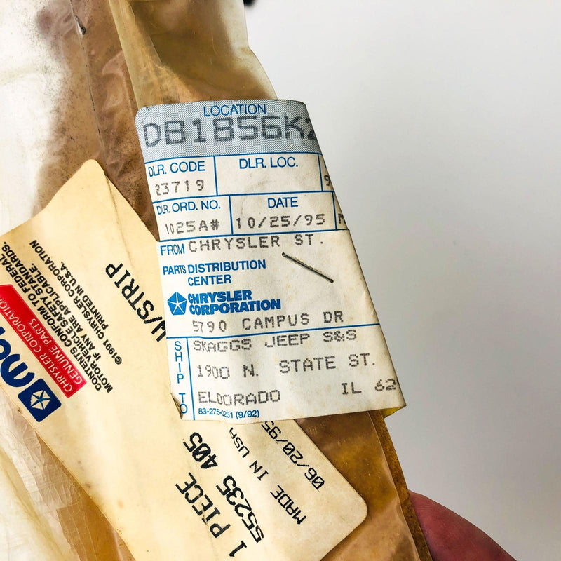 Mopar 55235405 Belt Weatherstrip OEM New Old Stock NOS Open 8