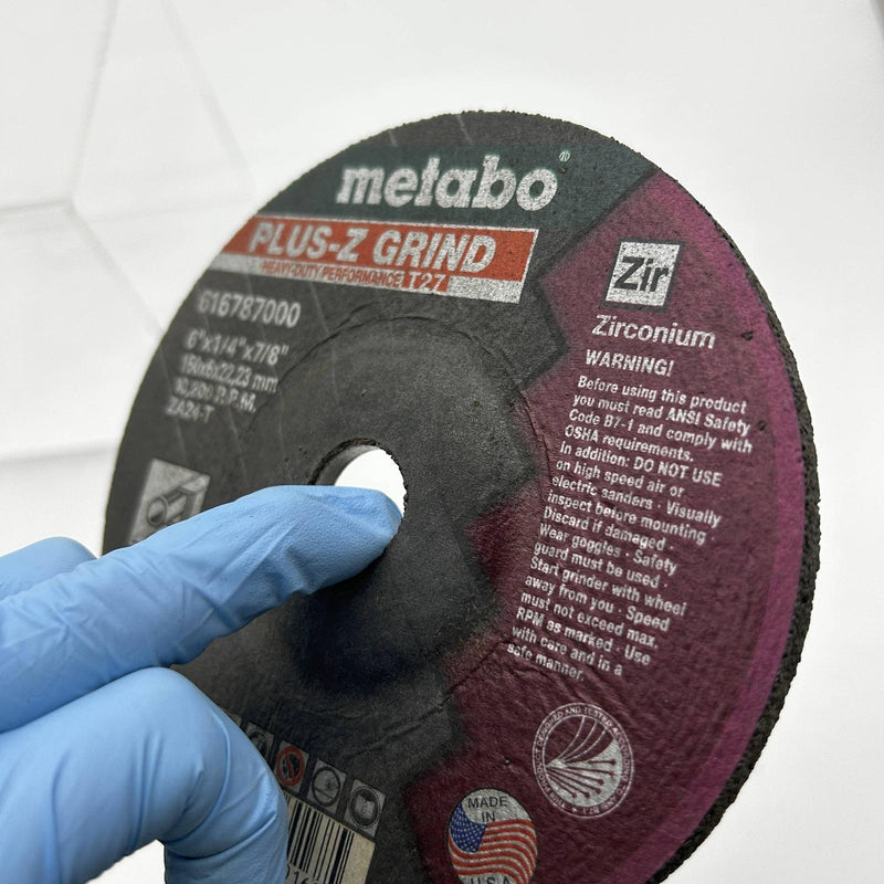 Metabo Plus-Z 616787000 Grinding Wheel 6" x 1/4" x 7/8" Type 27 ZA24T ZA 1ct 3