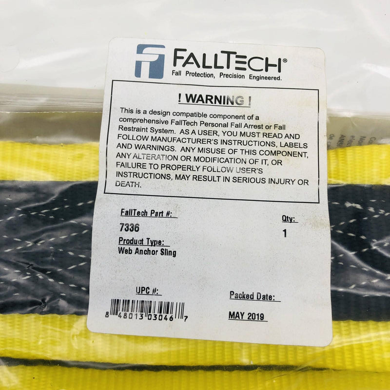 Falltech 7336 Web Anchor Sling 3ft Pass Through 1-3/4'' Load Bearing Webbing 2