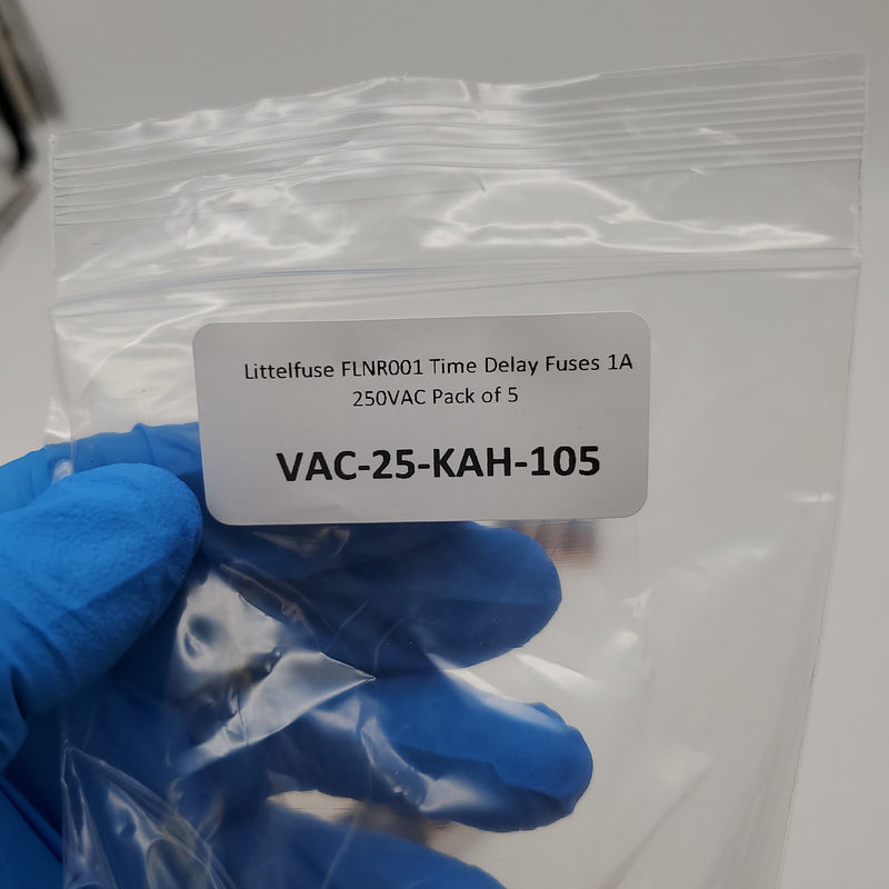 Littelfuse FLNR001 Time Delay Fuses 1A 250VAC Pack of 5 5