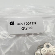 5x Ilco 1001EN Key Blanks Corbin Nickel Plated Over 5 Pin USA Made NOS 4