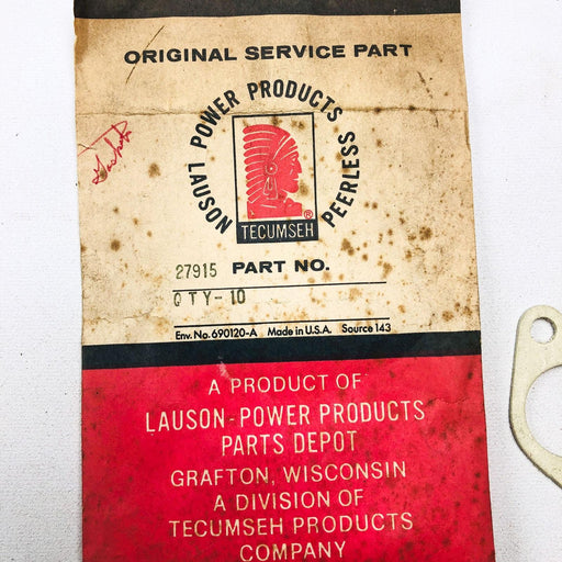 Tecumseh 27915 Gasket for Intake OEM New Old Stock NOS Replaced by 27915A 2