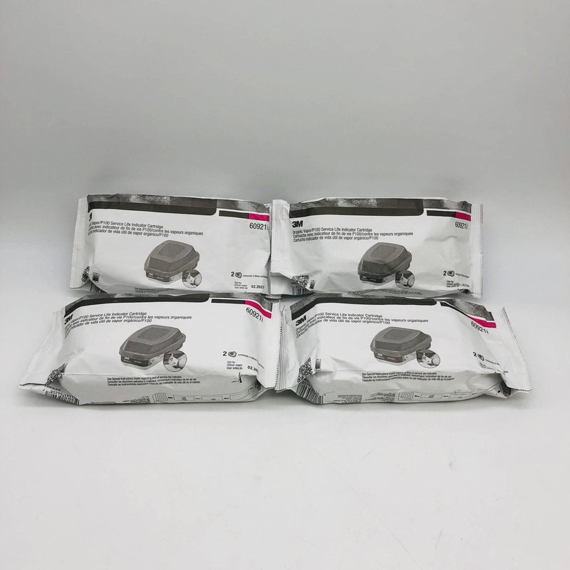 3M Organic Vapor Cartridge/Filter 60921i P100 Exp 02/2023 Out Of Date 4 Pair 9