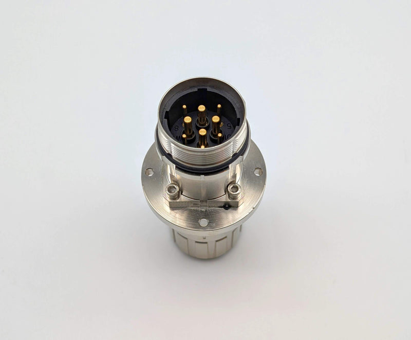 Bosch Rexroth RLS1205/A10 M40 9 Pin Power Bulkhead Connector 56 × 56 mm Flange 1